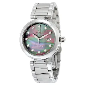Omega De Ville Ladymatic Automatic Diamond Ladies Watch 42530342057004 425.30.34.20.57.004