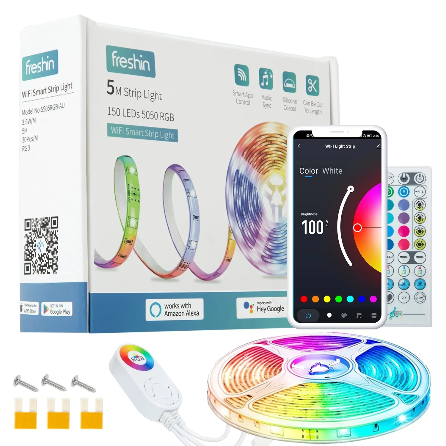 Smart Strip Light Silicone Coated